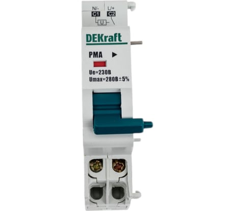Расцепитель максимального напряжения Dekraft РМК-101, 280 В, 3 А 18104DEK