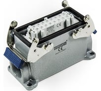 Розетка Emas 4 металлических фиксатора, 2 боковых ввода, 16 полюсов, 16А EBM16PD27