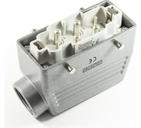 Вилка Emas боковой ввод, 6 полюсов, 4*80А+2*16A, EBM806FU10