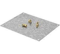 Монтажная пластина DKC из оцинкованной стали 165x124 мм, для коробок 178x155 мм 1 ШТ 653013