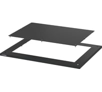 Комплект крыши с фланцем DKC черные RAL9005 ШхГ 800x600 мм R5NKRF86B