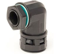 Монтажный комплект DKC муфта 90 грд. труба коробка DN 17 мм, М20x1,5, полиамид, цвет черный PACN17M20N