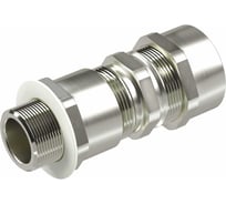 Взрывозащищенный кабельный ввод DKC серии КА для бронированного кабеля М20x1,5 d:5,8-12мм D:9-17мм, никелированная латунь KA2MHK