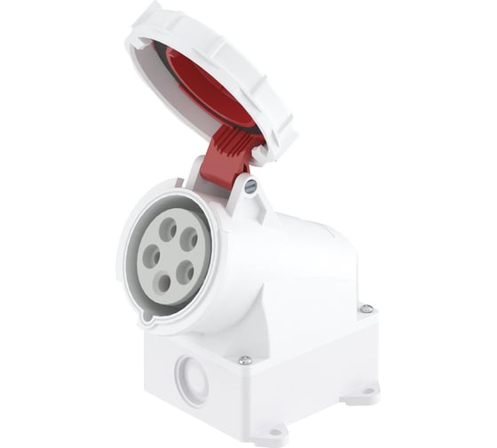 Розетка настенная DKC WS IP67 63A 3P E N 400В DIS5156357
