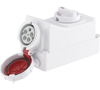 Розетка настенная с механической блокировкой и боковым расположением разъема DKC WIS IP67 63А 3P E N 400В DIS5616387