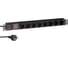 Блок розеток ExeGate ServerPro PDU-19H804 Al-8S-EU2.5CU-SW, 19, 1U, алюминий, 8Schuko, евро, 2.5м 280843 1