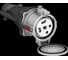 Розетка кабельная Proconect (переносная) 250А, 3P+N+E, 380-440v. Механизм розетки: Металл AS7G / Гриф: Neoprene/EPDM. Макс. сеч. 95/120 мм.кв.. IP66/67 3PS2D3NE01 + 3PS2G 1