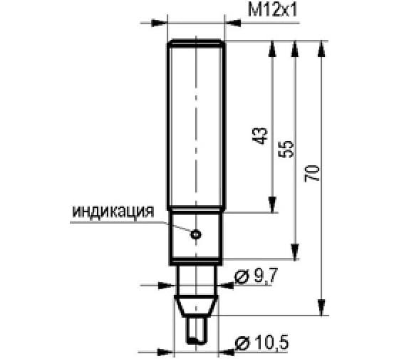 Индуктивный датчик ТЕКО ISB AF2A-31N-2-LZ-H 00-00024441