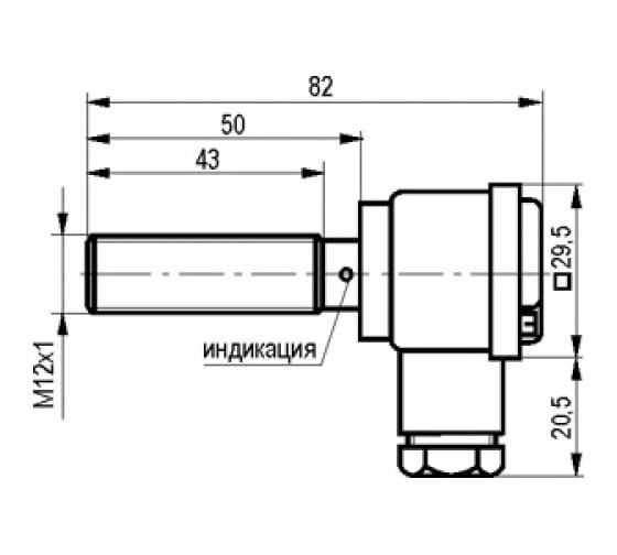 Индуктивный датчик ТЕКО ISB AT2A-31P-2F-LZ 00-00024652
