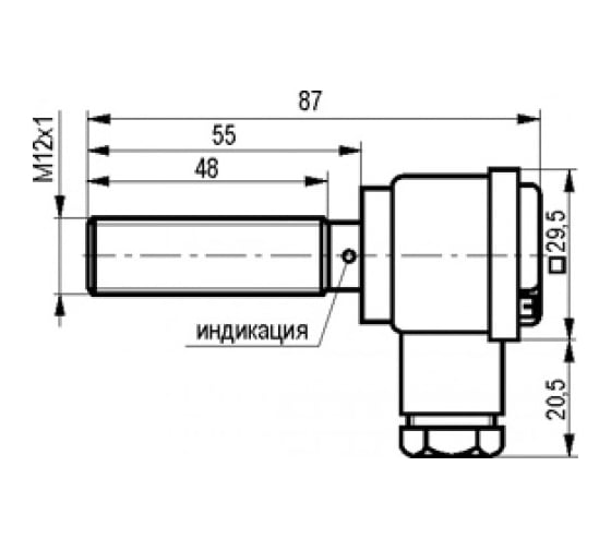 Индуктивный датчик ТЕКО ISB AT26A-21-2-LP 00-00024651