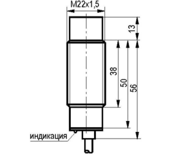 Индуктивный датчик ТЕКО ISN E6A-31P-10-LZ 00-00025455