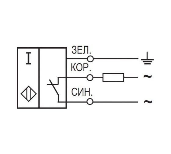 Индуктивный датчик ТЕКО ISN E73A-02G-15-L 00-00025460