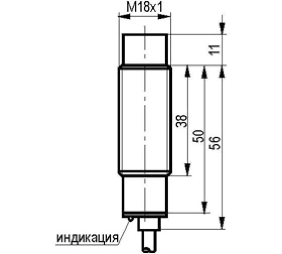 Индуктивный датчик ТЕКО ISN E4A-21-8-LP 00-00025422