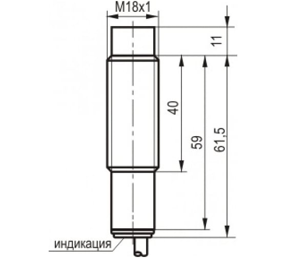 Индуктивный датчик ТЕКО ISN E41A-31P-12-LZ 00-00025401