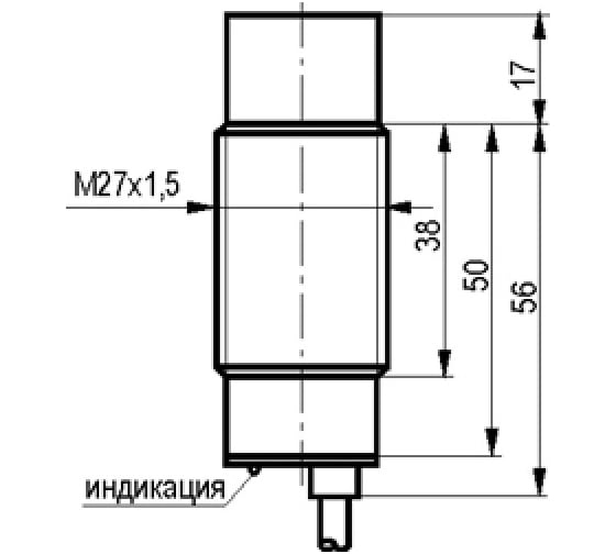 Индуктивный датчик ТЕКО ISN E7A-31P-15-LZ 00-00025464