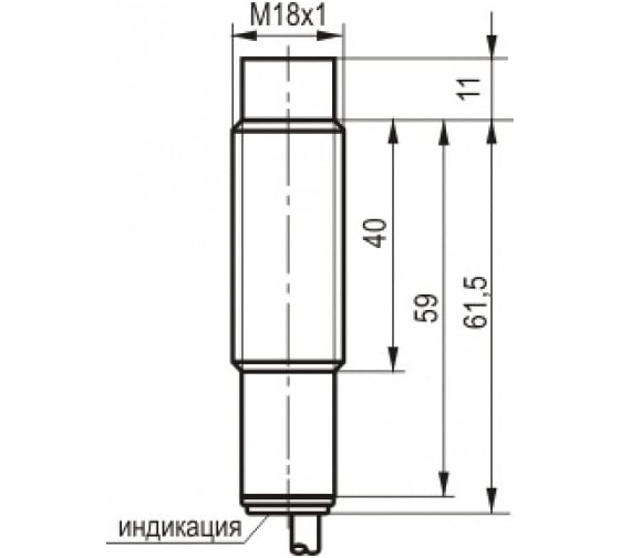 Индуктивный датчик ТЕКО ISN E41A-32P-8-LZ 00-00025405