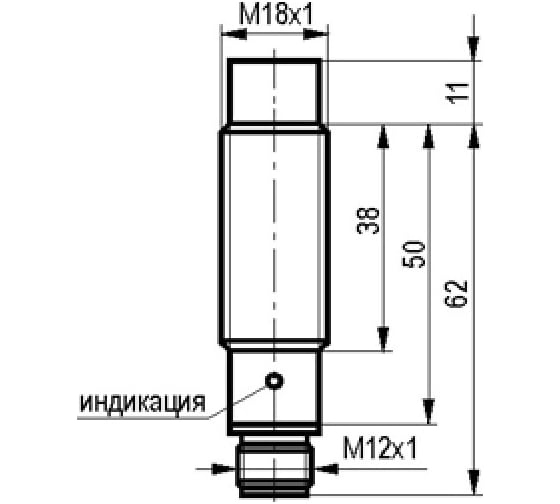Индуктивный датчик ТЕКО ISN EC4A-31N-12-LZS4 00-00035115