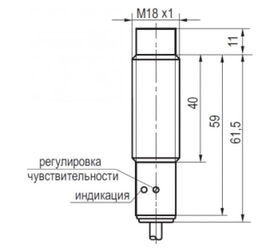 Емкостный датчик ТЕКО CSN E41B5-32P-10-LZ 00-00038549