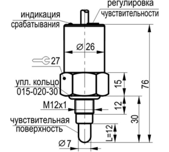 Емкостный датчик ТЕКО CSN E47S8-32N-12-LZ 00-00034843