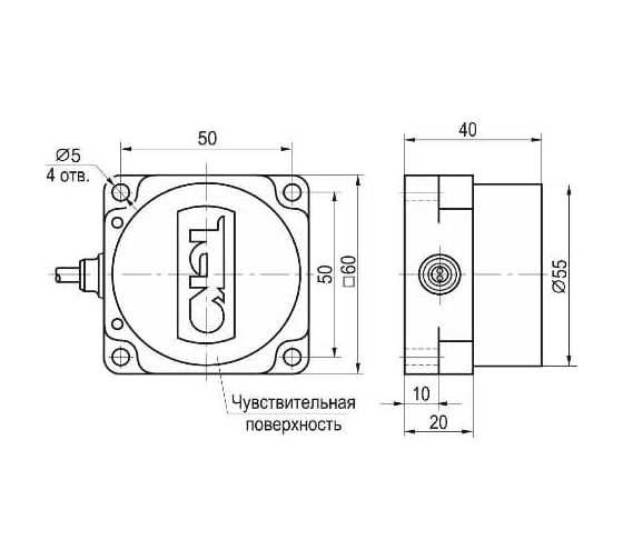 Магниточувствительный датчик ТЕКО взрывозащищенный MS I8P-N-3 00-00039897