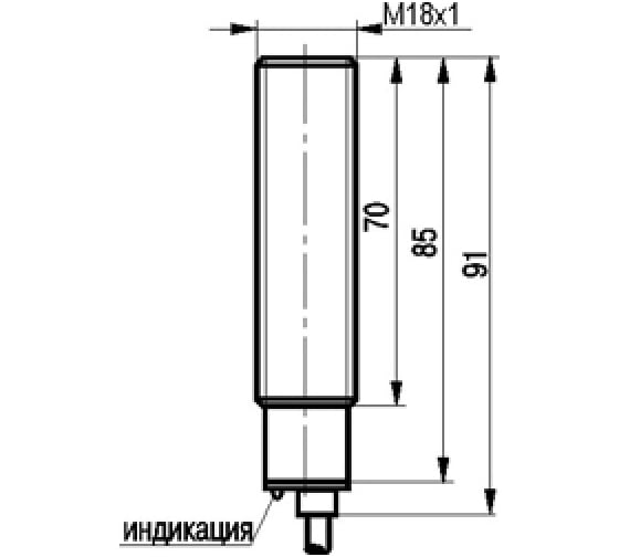 Индуктивный датчик ТЕКО ISB A42A-12G-5-LZ-H 00-00024055