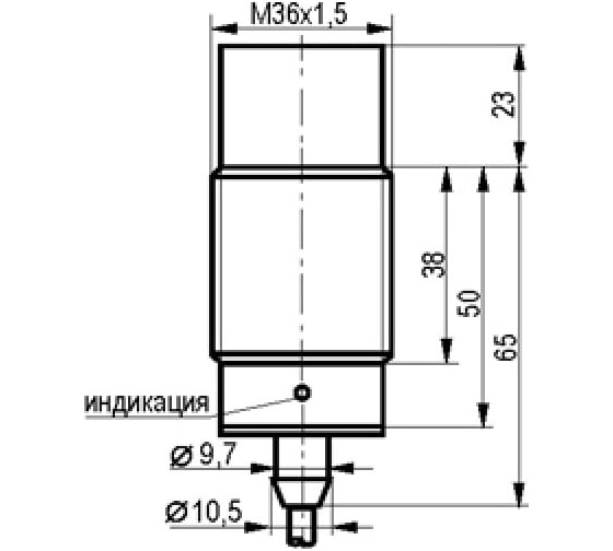 Индуктивный датчик ТЕКО ISN EF9A-31P-20-LZ 00-00025780