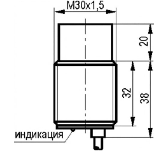 Индуктивный датчик ТЕКО ISN F7A-31N-15-LZ 00-00025891