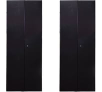 Комплект дверей TWT 47U, 600мм черный передняя, задняя-распашная металл CBB-DR47-6x-S-M1