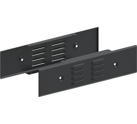 Панель цоколя вентилируемая IEK FORMAT 100x400 RAL7021 (2шт/компл) FO-00D-PCV-010-040-7021 1
