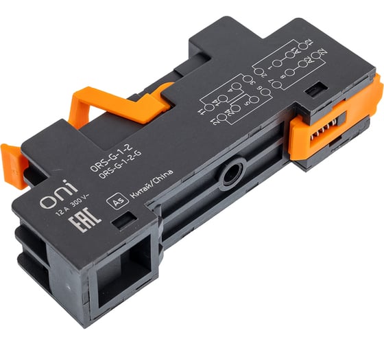 Розетка ONI ORS-G-1-2 для реле OGR-1 2C (10шт/упак) ORS-G-1-2-G