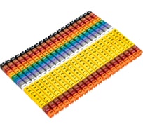 Маркировка кабеля ONKA KCG 1, 0,5…1,5 мм.кв., 0-9. A.B.C.N.PE.L.L.1.2.3, Упаковка 400 ед. 9991