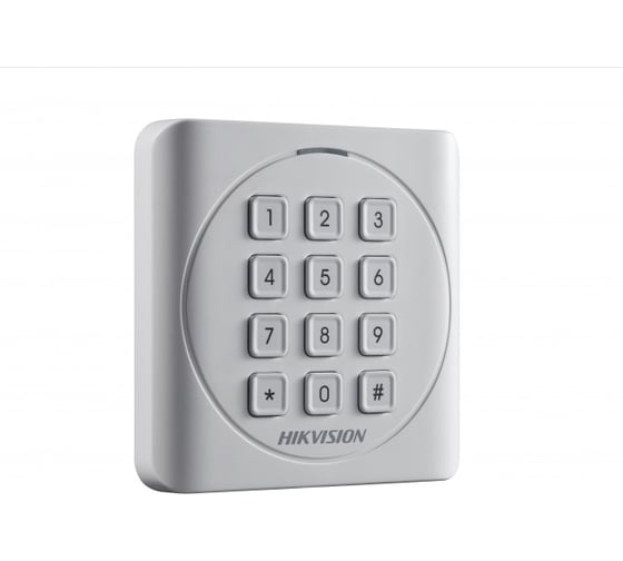 Считыватель карт Mifare Hikvision с механической клавиатурой DS-K1801MK 15443