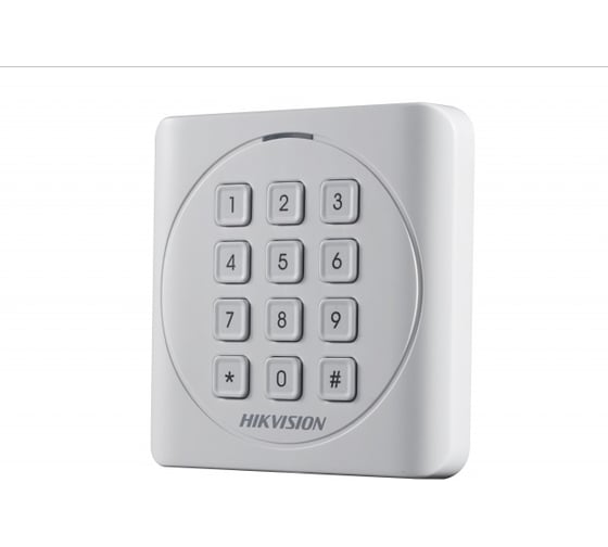 Считыватель карт Mifare Hikvision с механической клавиатурой DS-K1801MK 15443