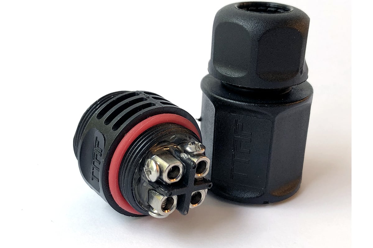 Водостойкий 4-полюсный промышленный разъём TTAF Elektronik вилка 250V ...