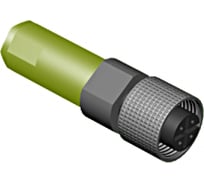 Соединитель кабельный, Розетка, Прямой с кабелем, Пластик 4-PIN IP65, кабель 2 м, 130 В AC/DC ТЕКО CS S25-0-2-H 00-00023111