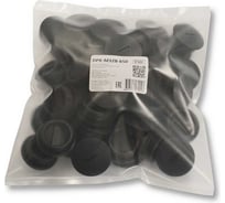 Заглушка под плоскую отвертку Weyer DPK-M32B-k50 - полиамид, цвет черный, нар. M32x1.5IP56, -40C-+100C, комплект-50 шт. WE6800500-50