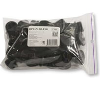 Заглушка под плоскую отвертку WEYER DPK-P16B-k50 - полиамид, цвет черный, нар. PG16 IP56, -40C-+100C, комплект-50 шт. WE6801300-50