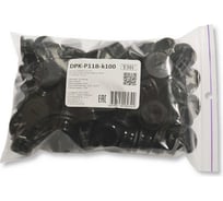 Заглушка под плоскую отвертку WEYER DPK-P11B-k100 - полиамид, цвет черный, нар. PG11 IP56, -40C-+100C, комплект-100 шт. WE6801100-100