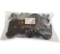 Заглушка с защелкой WEYER HP-50B-k50 полиамид, цвет черный, нар. 50 мм, -30C-+100C, комплект-50 шт. WE4700900-50