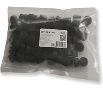 Заглушка кабельного ввода WEYER SXT-18-k100 резина, цвет черный, нар. 18 мм, -40C-+120C, комплект-100 шт. WE4900700-100