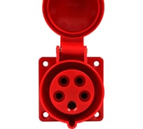 Фланцевая розетка КЭАЗ 325-32А-6h-380AC-3P+PE+N-IP44 5 шт 222761