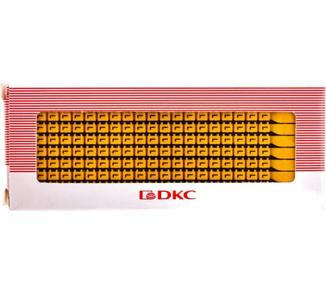 Маркер для кабеля DKC сечением 0,5-1,5 мм, символ L, 8221, 200шт MKCLS1