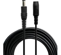 Удлинитель питания OXION 2,1x5,5x10мм, 40 м, медь, черный, OX-PEC2.1X5.5X10MM40M-BK