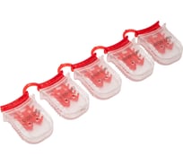 Пломба защелка номерная ООО Пломба.Ру кпп-3-2001, цвет красный, 300 шт. в упаковке 41729