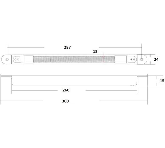 Кабелепереход гибкий врезной Tantos TS-FS нержавеющая сталь 00-00329429