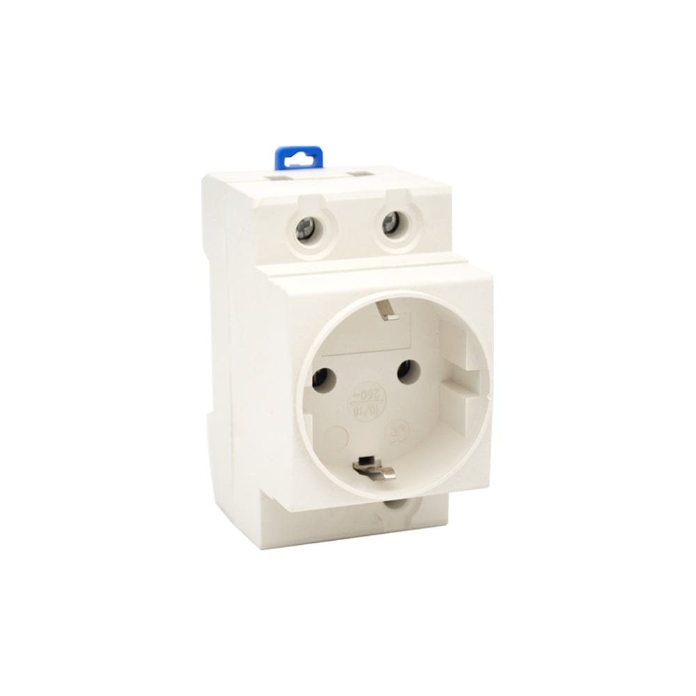 Розетка на DIN-рейку ANDELI AM-Euro с заземляющим контактом ADL13-010 ...