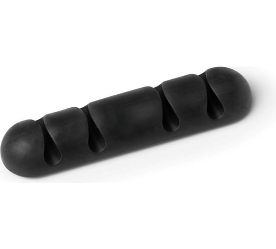 Фиксатор на 4 кабеля DURABLE до 5мм CAVOLINE CLIP 4, антрацит, 2шт./упаковка, 504037 1