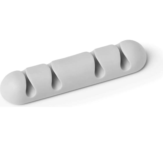 Фиксатор на 4 кабеля DURABLE до 5мм CAVOLINE CLIP 4, серый, 2шт./упаковка, 504010 1