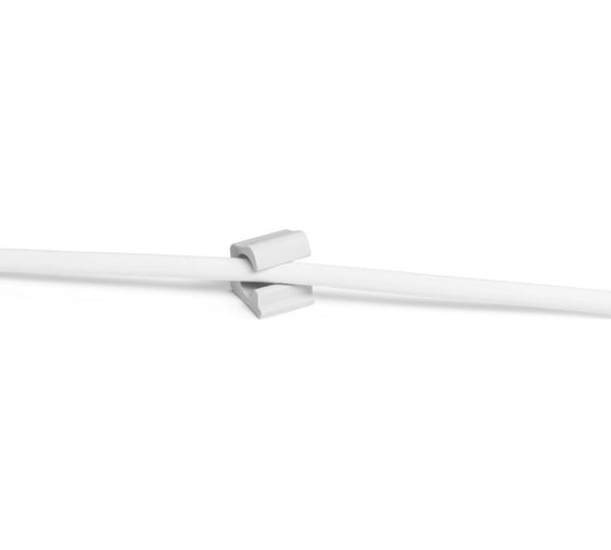 Фиксатор для кабеля DURABLE до 8мм CAVOLINE CLIP PRO 1, серый, 6шт./упаковка, 504210