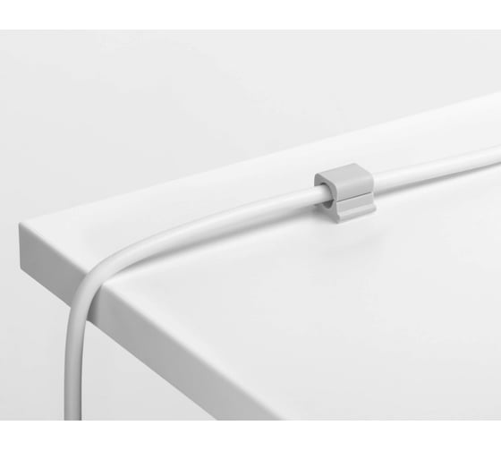 Фиксатор для кабеля DURABLE до 8мм CAVOLINE CLIP PRO 1, серый, 6шт./упаковка, 504210